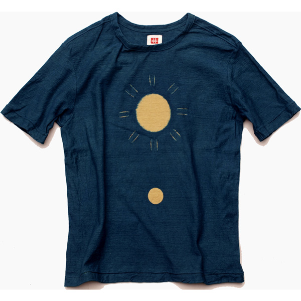 Shibori Tie-Dyed Loop Wheel Organic Cotton T-shirt online store ...