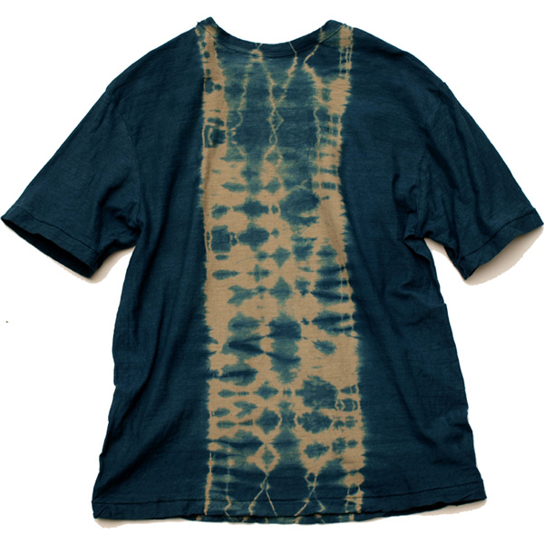 Shibori Tie-Dyed Loop Wheel Organic Cotton T-shirt online store ...